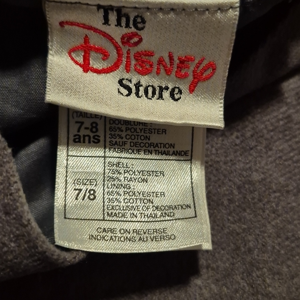 Disney Store girls size 7/8 101 Dalmations  gray embroidered Aline dress EUC - Picture 6 of 6